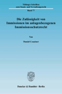 Die Zulässigkeit von Immissionen im anlagenbezogenen Immissionsschutzrecht