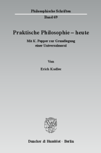 Praktische Philosophie - heute