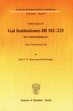 Gai Institutiones III 182 - 225