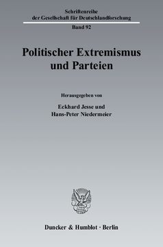 Politischer Extremismus und Parteien