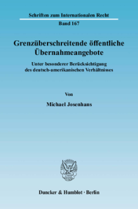 Grenzüberschreitende öffentliche Übernahmeangebote