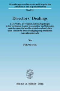 Directors' Dealings