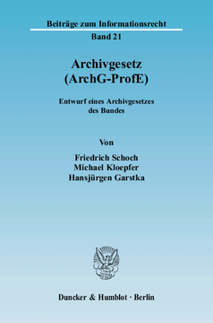 Archivgesetz (ArchG-ProfE)