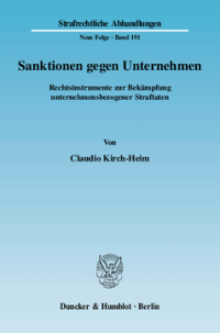 Sanktionen gegen Unternehmen