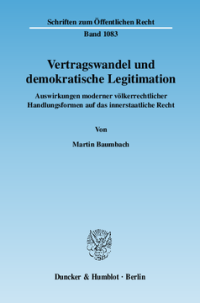 Vertragswandel und demokratische Legitimation