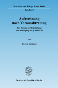 Aufrechnung nach Vorausabtretung