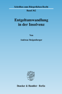 Entgeltumwandlung in der Insolvenz