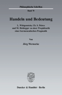 Handeln und Bedeutung