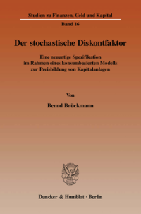 Der stochastische Diskontfaktor