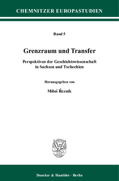 Grenzraum und Transfer Grenzraum und Transfer
