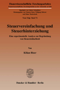 Steuervereinfachung und Steuerhinterziehung