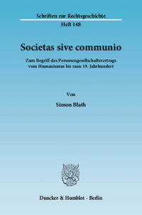 Societas sive communio
