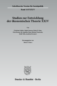 Wechselseitige Einflüsse zwischen dem deutschen wirtschaftswissenschaftlichen Denken und dem anderer europäischer Sprachräume