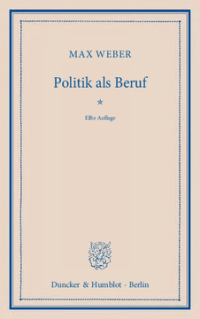 Politik als Beruf