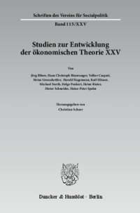 Die deutschsprachige Wirtschaftswissenschaft in den ersten Jahrzehnten nach 1945