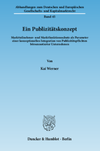 Ein Publizitätskonzept