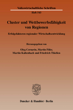 Cluster und Wettbewerbsfähigkeit von Regionen