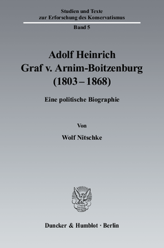 Adolf Heinrich Graf v. Arnim-Boitzenburg (1803–1868)