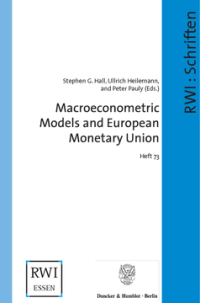 Macroeconometric Models and European Monetary Union