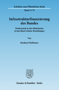 Infrastrukturfinanzierung des Bundes