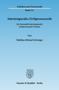 Intertemporales Zivilprozessrecht