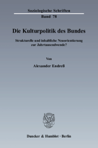 Die Kulturpolitik des Bundes