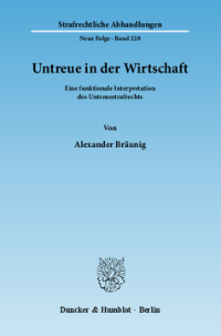 Untreue in der Wirtschaft