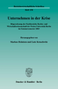 Unternehmen in der Krise