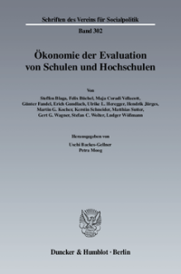 Ökonomie der Evaluation von Schulen und Hochschulen