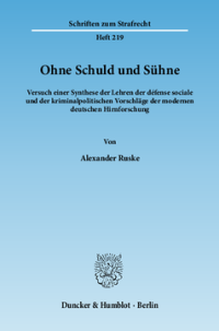 Ohne Schuld und Sühne