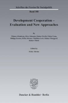 Development Cooperation - Evaluation and New Approaches