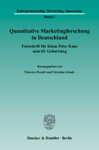 Quantitative Marketingforschung in Deutschland