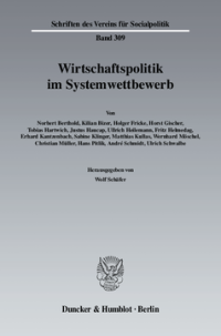 Wirtschaftspolitik im Systemwettbewerb
