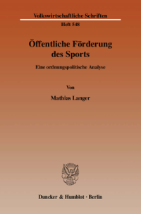 Öffentliche Förderung des Sports