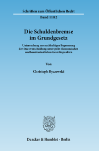 Die Schuldenbremse im Grundgesetz