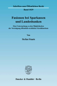 Fusionen bei Sparkassen und Landesbanken