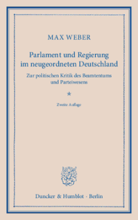 Parlament und Regierung im neugeordneten Deutschland