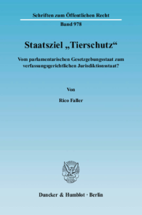 Staatsziel »Tierschutz«