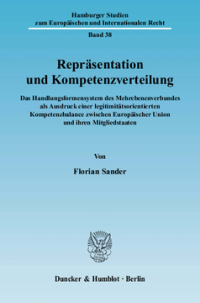 Repräsentation und Kompetenzverteilung