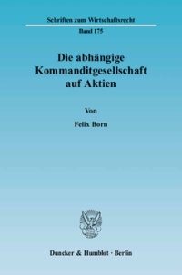Die abhängige Kommanditgesellschaft auf Aktien