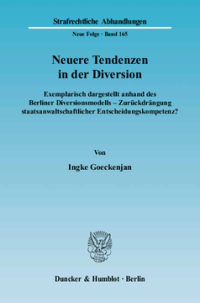 Neuere Tendenzen in der Diversion