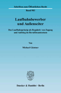 Laufbahnbewerber und Außenseiter