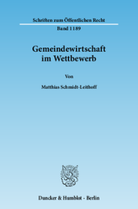 Gemeindewirtschaft im Wettbewerb