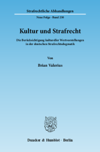 Kultur und Strafrecht