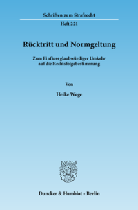 Rücktritt und Normgeltung