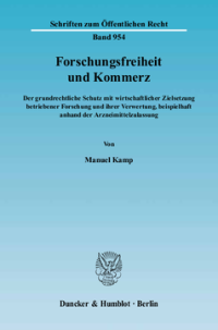 Forschungsfreiheit und Kommerz