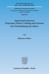 Sponsored American Depositary Shares: Umfang und Grenzen der Gleichstellung mit Aktien