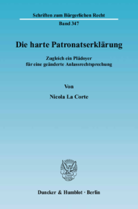 Die harte Patronatserklärung
