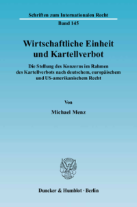 Wirtschaftliche Einheit und Kartellverbot