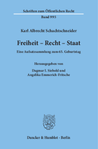 Freiheit - Recht - Staat